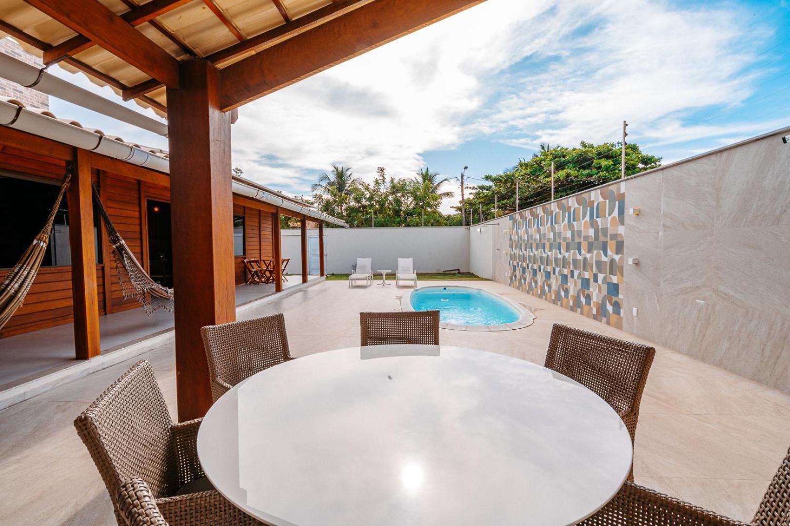 Casadecastelhanos, Quadra Do Mar De Castelhanos, 4 Suites Com Ar, Churrasqueira, Piscina, Hidromassagem, Cozinha Integrada Gourmet Ideal Para Familia E Amigos Anchieta  Esterno foto