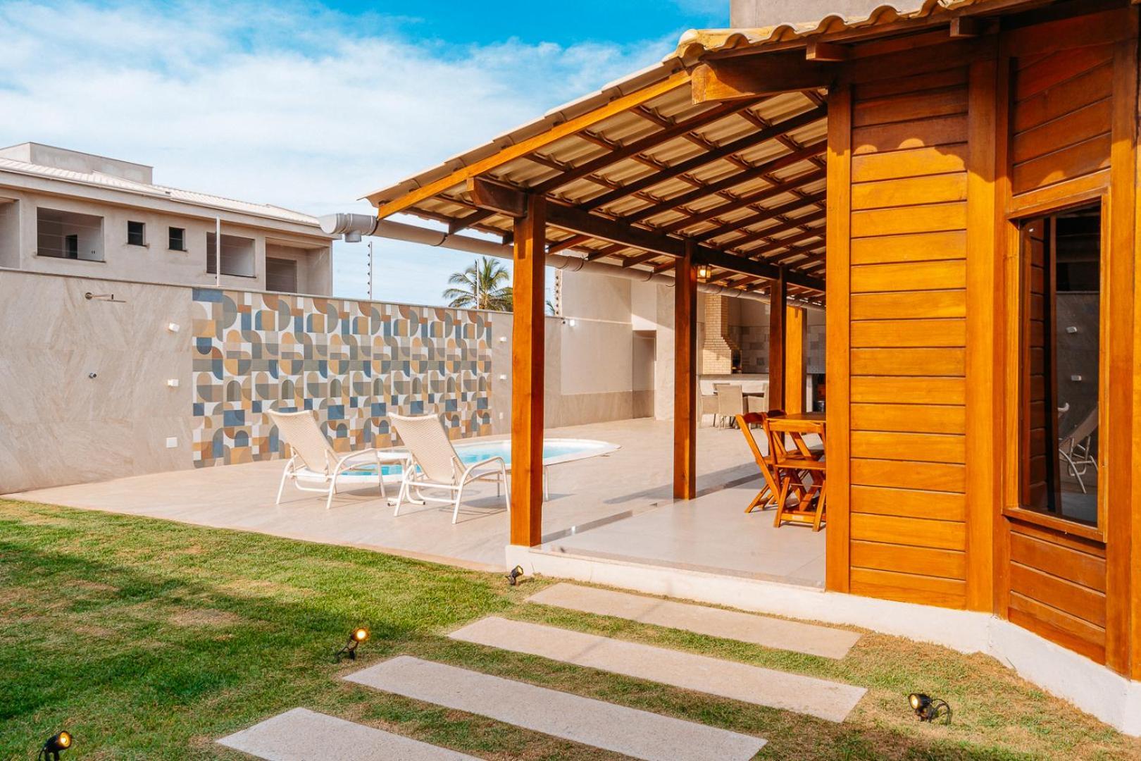 Casadecastelhanos, Quadra Do Mar De Castelhanos, 4 Suites Com Ar, Churrasqueira, Piscina, Hidromassagem, Cozinha Integrada Gourmet Ideal Para Familia E Amigos Anchieta  Esterno foto