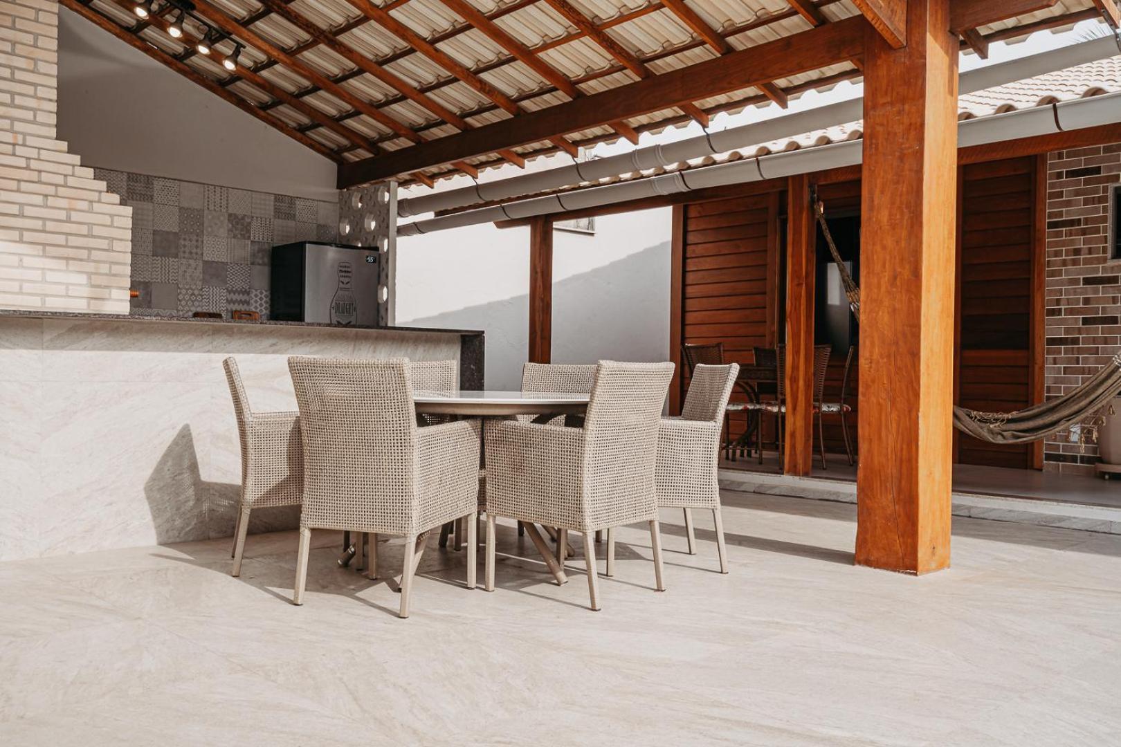 Casadecastelhanos, Quadra Do Mar De Castelhanos, 4 Suites Com Ar, Churrasqueira, Piscina, Hidromassagem, Cozinha Integrada Gourmet Ideal Para Familia E Amigos Anchieta  Esterno foto